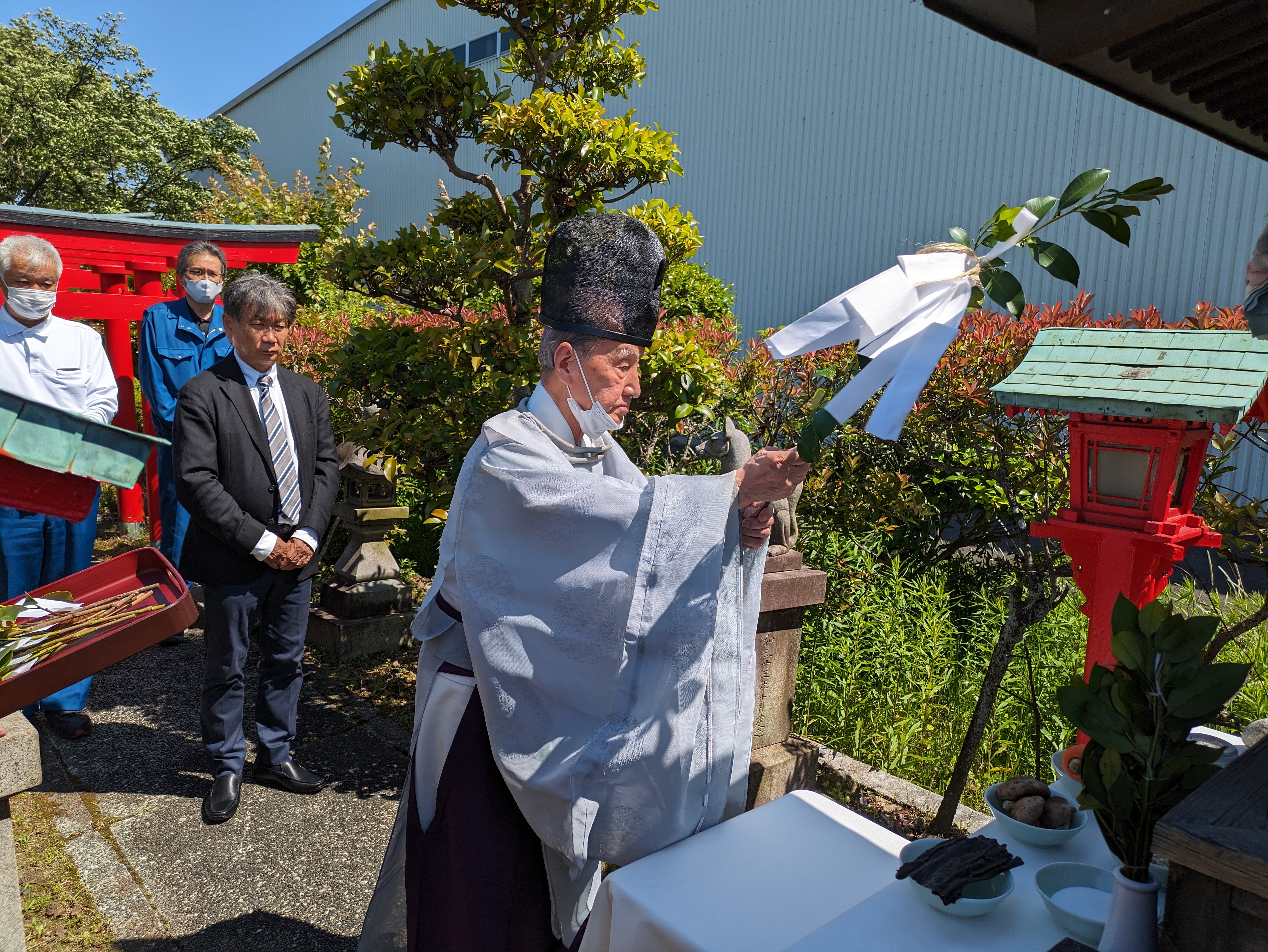 安全祈願祭を挙行いたしました